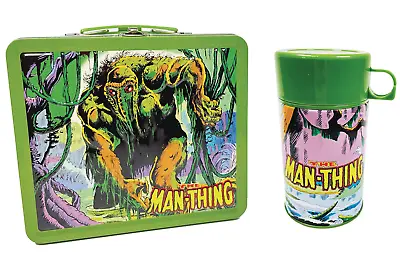 Surreal Entertainment Marvel's Man-Thing Lunchbox With Thermos (2023 SDCC Ex) • $28.75