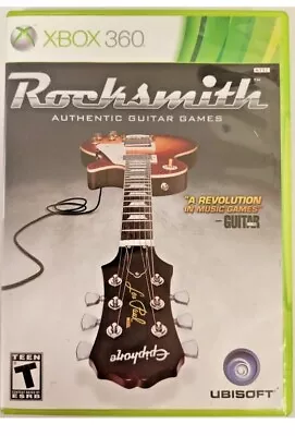 Xbox 360 Rocksmith Authentic Guitar Game (Complete 2011 Casual Music) • $5