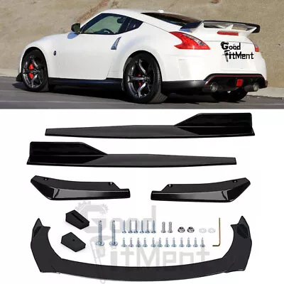 For Nissan 370Z Glossy Black Car Front Bumper Lip Rear Diffuser Side Skirts 29  • $118.68