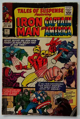 Comic Book- Tales Of Suspense 67 Iron Man  Captain America. 1965 • $30