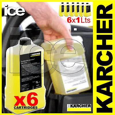 6 Genuine Karcher Rm110 Water Softener Limescale Inhibitor Cartridges Hds 6/12 • £69.99