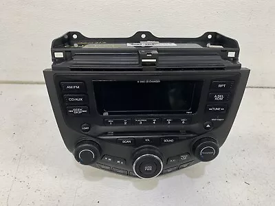 2003-2007 Honda Accord 4dr 6 Disc Auto Climate Radio Stereo W Code 7BK0 Oem • $175