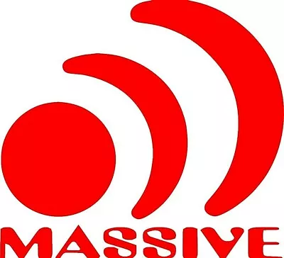 $14.34 • Buy Massive Audio Car Truck Stereo Cut Vinyl Truck Window Sticker Decal Any Color