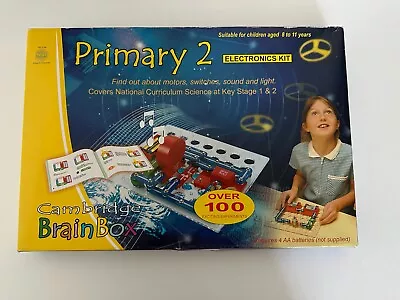 Cambridge Brainbox Primary 2 Electronics Kit Toy Motors Switches Sound Light • £11.99
