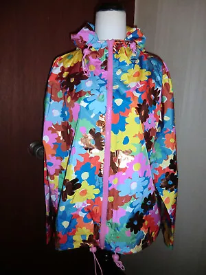 $130 • Buy Gorman, Fabulous Pop Art Floral Print Rain Coat New Size 14