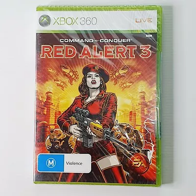 Command And Conquer Red Alert 3 Xbox 360 Video Game Brand New Sealed **Rare  • $199