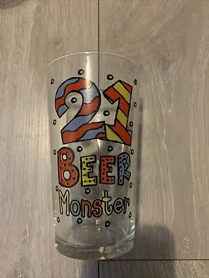 21st Birthday Pint Glass Beer Larger Gift Drink • £5