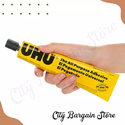 NEW UHU All Purpose Glue Adhesive Plastic Wood Craft Metal Repair Fix 125ml 20ml • £4.04