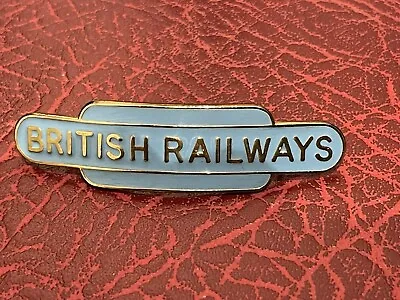 Replica British Railways Cap Hat Badge Totem Blue Scottish Region • £13.95
