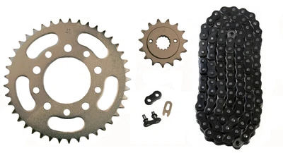 $97.69 • Buy Black 525x118 O-Ring Drive Chain 15/41 Sprockets For Honda Shadow 600 VT600 VLX