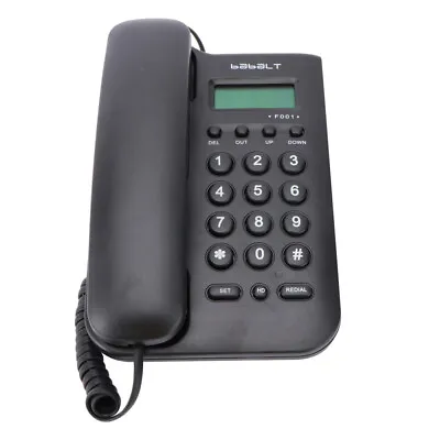 Home Office Big Button Desktop Free Standing Telephone Caller With ID Display • £11.99