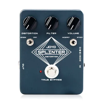 JOYO SPLINTER Distortion Guitar Effect Pedal 2 Modes With Clipping Circuits • $52.99