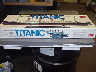 Vintage Mini Craft The Late Great Titanic 1:350 Scale Model Kit 1405 Parts Seal • $59.99