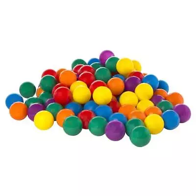 INTEX Large Plastic Balls Multi-Colored Fun Ballz 100 Pack | 49600EP (Open Box) • $14.16