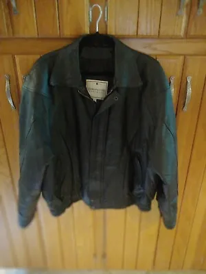 John Ashford Leather Jacket. Bomber Military Motorcycle Flight. Size L. NWOT. • $42