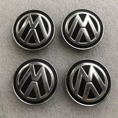 Set Of 4 Volkswagen Wheel Center Hub Caps For Jetta Golf Passat 362cc7c3 • $69.99