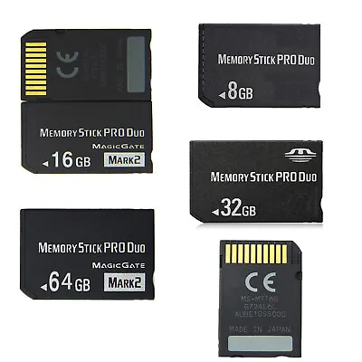 8-64GB Memory Stick Pro Duo Card For PSP Game Console / SLR Digital Cameras • $11.05