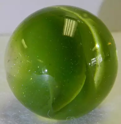 #16797m Vintage Aventurine Cat's Eye Shooter Marble .87 Inches • $17.99