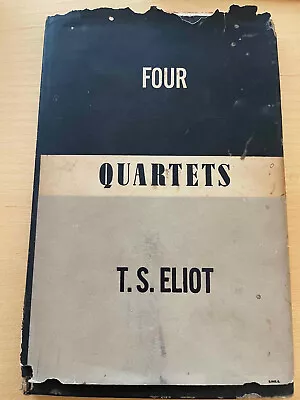 Four Quartets By T. S. Eliot 1st US Edition 1943 Harcourt/Brace DJ • $30
