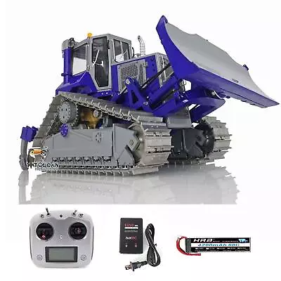 LESU 1/14 RC Crawler Dozer Hydraulic Bulldozer Aoue DT60 RTR I6S Pump Light ESC • $6158.54