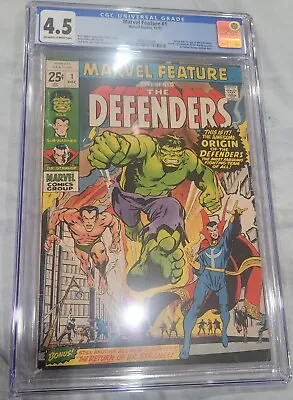 Marvel Feature #1: The Defenders (December 1971 Marvel Comics) CGC Graded 4.5 • $125