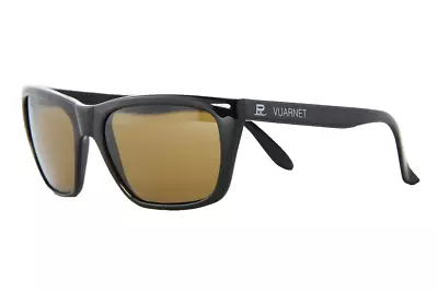 Vuarnet 006 Black  Sunglasses PX2000 Mineral Light Brown Mineral Lens • $105