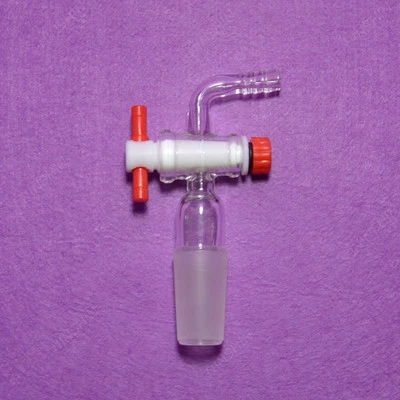 $11.50 • Buy Vacuum Adapter 90 Bend With PTFE Stopcock,glass Vavle,24/40