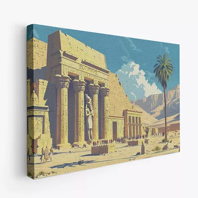 Ancient Scene Horizontal Canvas Wall Art Prints Pictures • $58.99