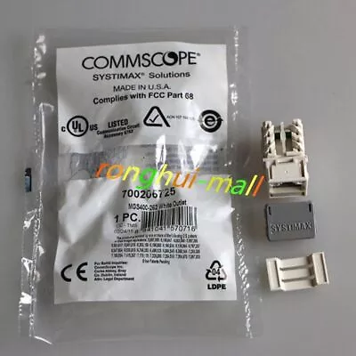 10PCS FOR Commscope Six Types Of Network Information Module RJ45CAT6 MGS400-262 • $33.22