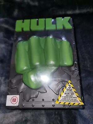 £14.99 • Buy The Hulk 2003 Ltd Edition 3D Sculpted Fist Case Exclusive 3 Disc DVD Box Set New