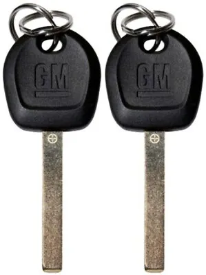 $43.95 • Buy 2 Pack - NEW GM FACTORY ORIGINAL TRANSPONDER CHIP GM LOGO KEY BLANKS 5935493
