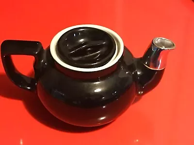 1 Vintage Personal Mini Tea Pot Black • $3.50