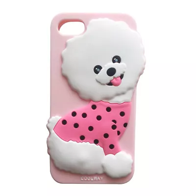 $4.95 • Buy IPhone 7 8 Plus 5 SE 5S 6 6s Cute Pink Dog 3D Luxury TPU SILICONE Case Cover