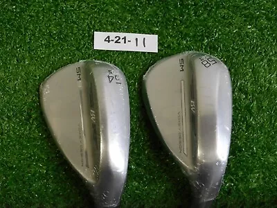 Titleist Vokey SM9 Tour Chrome 54/58* Sand/Lob Wedge Set S T DG Steel New • $247.99