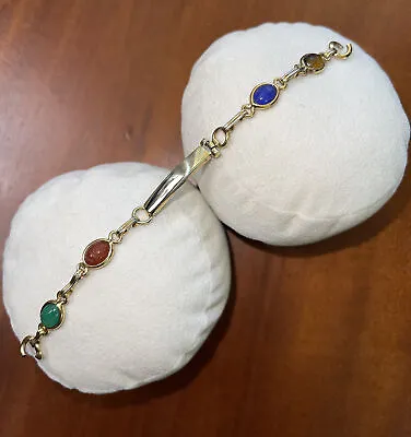 Vintage VanDell 12k GF Scarab Ladies Watch Band Bracelet..Appx 5 1/2” NOS • $34.99