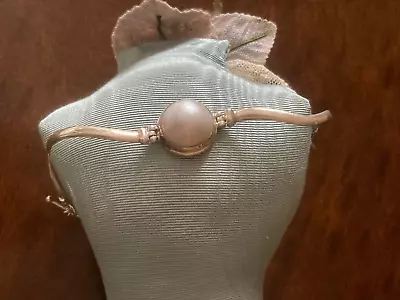 Sterling Silver Bracelet With Mabe Pearl. Pre Owned • $85