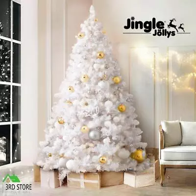 Jingle Jollys White Christmas Tree Xmas Decorations Home Decor 2.1M 7FT • $81