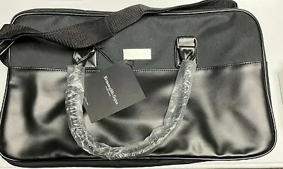 $99.99 • Buy Brand New Nwt Men's Black Authentic Ermenegildo Zegna Messenger Weekender Bag!