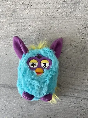 McDonalds Happy Meal Toy - Furby Plush - 2013 - Turquoise & Purple Soft Toy • £6.99