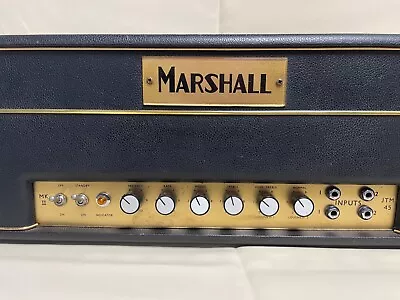 ULTRA RARE MARSHALL PLEXI JTM45 MKII HEAD Year 1965 • $14500