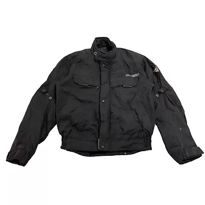 Rev'it! Motorcycle Jacket | Protective Motorbike Gear Biker Black VTG • $90.45