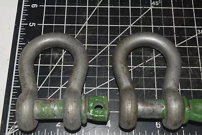 Lot Of 2: Clevis W/ Pin Holland GP 3.25 Ton Shackle Rigging Lift 5/8 Inch • $28.75