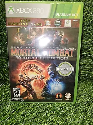 Mortal Kombat Komplete Edition (Platinum Hits) Xbox 360 Brand New Factory Sealed • $80