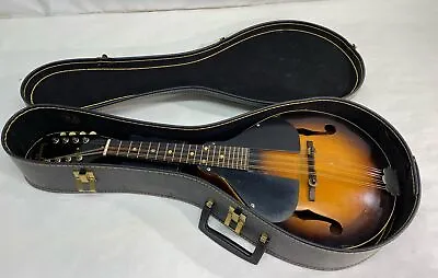 Gibson A40 Mandolin Sunburst Rub Spots Under Pick Guards Very Old 1950-1960s • $1199.95