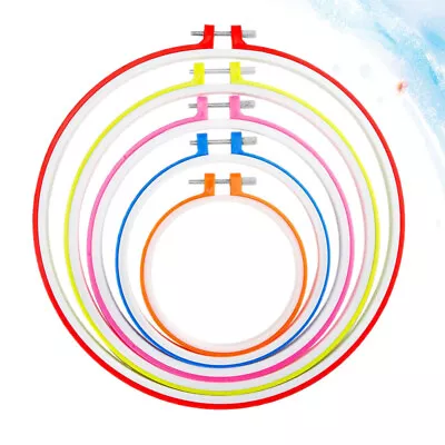 5 Pcs Hoops Quilting Accessories Embroidery Circles • £13.58