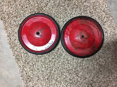 Soap Box Derby Wheels 2 Vintage Nice 9inch • $27