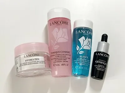 Lancome Hydra Zen 4-Piece Skincare Set: Toner/Serum/Face Cream & Makeup Remover • £22.50