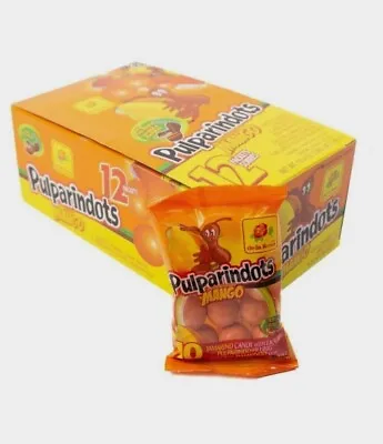 Pulparindots De La Rosa Mango 12 Packs Of 10 Pieces Candy - Quantity Discount • $13.79