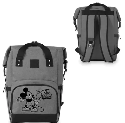 Picnic Time Disney Mickey Mouse Roll Top On The Go Cooler Grey Backpack New • $68.99