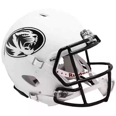 Missouri Tigers White Riddell Speed Authentic (Full Size) Football Helmet • $259.99